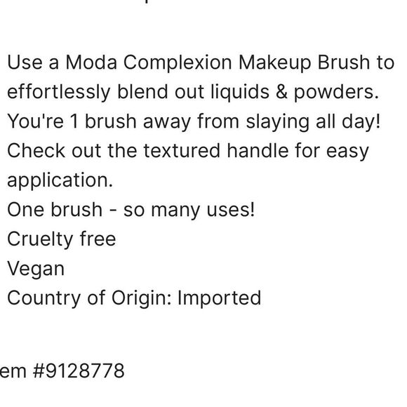 MODA Complexion Makeup Brush - Picture 6 of 6